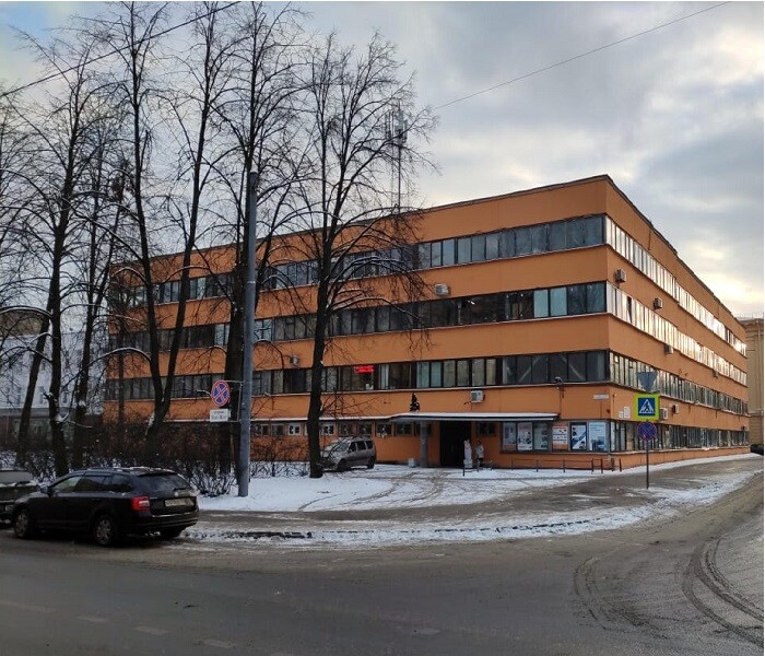 Офисный центр "Таллин" зимой