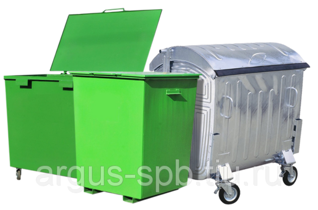 Контейнер бак для мусора на колёсах (мусорный бак) от компании АРГУС .