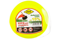 Леска для триммера DDE Classic line круг 4 мм х 30 м в блистере, желтый