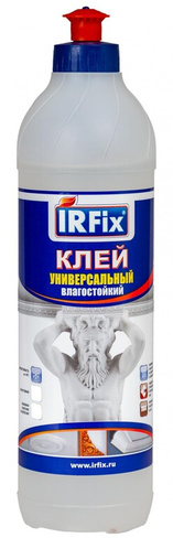 Клей универсальный влагостойкий IRFix бесцветный 0,5л