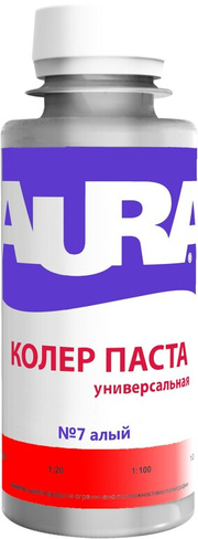 Колер паста "Aura алый №7" 0,1л