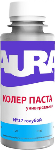 Колер паста "Aura голубой №17" 0,1л