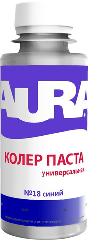 Колер паста "Aura синий №18" 0,1л