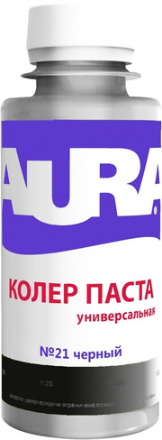 Колер паста "Aura черный №21" 0,1л