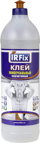 Клей универсальный влагостойкий IRFix бесцветный 1л