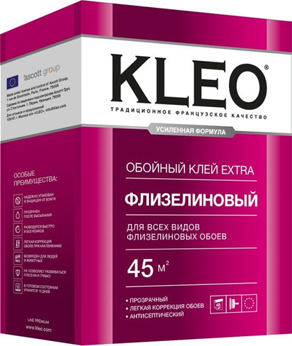 Клей обойный KLEO EXTRA 45 Флизелиновый 320гр.