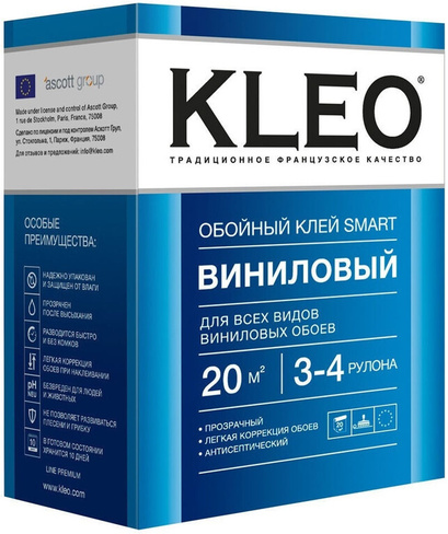 Клей обойный KLEO SMART 3-4 Виниловый 90гр.