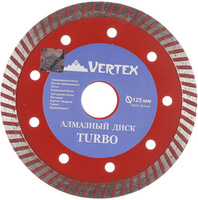 Диск алмазный Vertextools 125мм ТУРБО