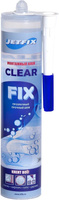 Клей гибридный JETFIX CLEAR FIX прозрачный 280мл