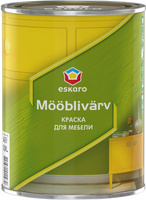 Акриловая краска для мебели "Eskaro Mooblivarv" База TR 0,9л