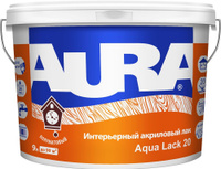 Интерьерный полуматовый акриловый лак "AURA Aqua Lack 20" 9л