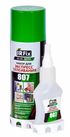 Клей двухкомпонентный IRFIX GLUE-БЕРИ 807 для экспресс склеивания 200/50мл