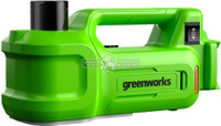 Greenworks Домкрат автомобильный гидравлический аккумуляторный GreenWorks G24JACK без АКБ и ЗУ (PRC, 24В, 3 тонны, высот