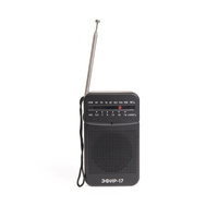 Радиоприёмник "Эфир" 17 (FM 64-108МГц R6*2шт., 220В, USB, SD, microSD, Aux)