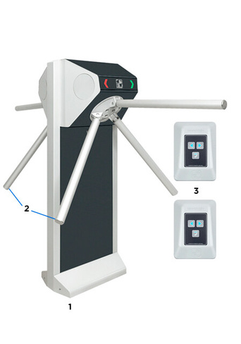 Комплект двухпроходного турникета «STL-04С»