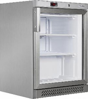 Шкаф морозильный со стеклом Tefcold UF200SG нержавеющий TEFCOLD