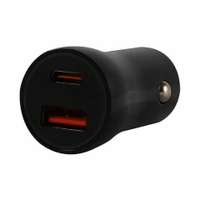 Зарядное устройство АВТОМОБИЛЬНОЕ USB+ Type-C QC3.0, выходной ток 3А, RED LINE, УТ000, УТ000037588