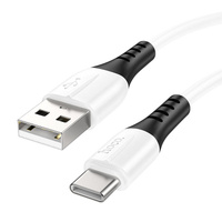 USB кабель шт.USB (A) - шт.Type-C "Hoco" X82 3А, 1м, мягкий силикон, белый