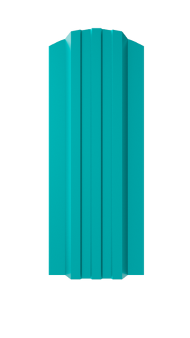 Штакетник 0,5х 120 мм, Style, П-образный, RAL 5021