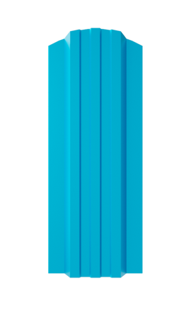 Штакетник 0,5х 120 мм, Style, П-образный, RAL 5015