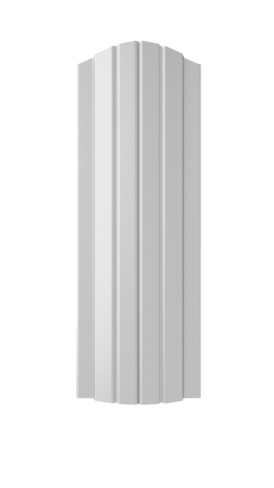 Штакетник 0,5х 110 мм, Modern, полукруглый, RAL 7004