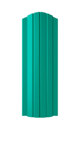 Штакетник 0,5х 110 мм, Modern, полукруглый, RAL 6026