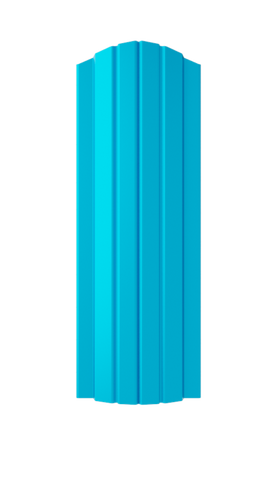 Штакетник 0,5х 110 мм, Modern, полукруглый, RAL 5015