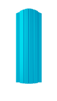 Штакетник 0,5х 110 мм, Modern, полукруглый , RAL 5015