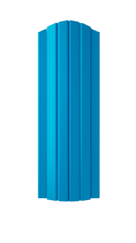 Штакетник 0,5х 110 мм, Modern, полукруглый, RAL 5005