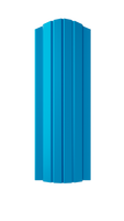 Штакетник 0,5х 110 мм, Modern, полукруглый , RAL 5005