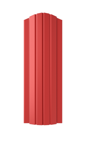 Штакетник 0,5х 110 мм, Modern, полукруглый, RAL 3011