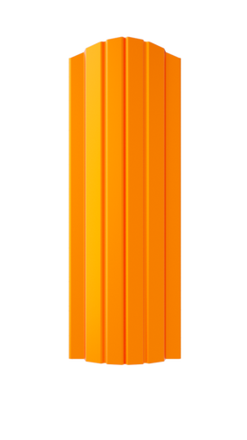 Штакетник 0,5х 110 мм, Modern, полукруглый, RAL 2004