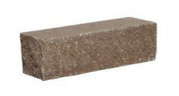 Кирпич вибропрессованный бетонный Рваный камень шоколад