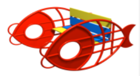 Балансир Рыбка 1600х800х1000 мм