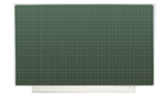 Меловая доска аудиторная одноэлементная настенная 1012х750 мм зелёная