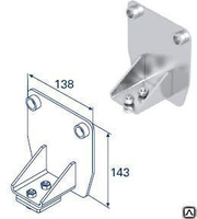 Крышка задняя для балки 138х144х6