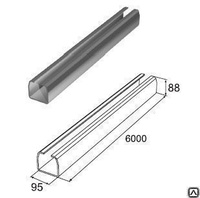 Балка прокатная для ворот 95х88 L=6000