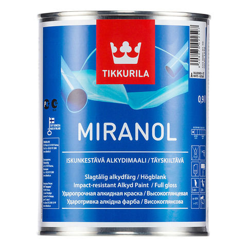 ЭМАЛЬ TIKKURILA Miranol (А) 0.9Л