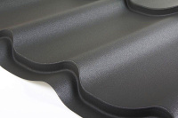 Металлочерепица Викинг графитовый-серый 0,50мм. матовое бархатное покрытие