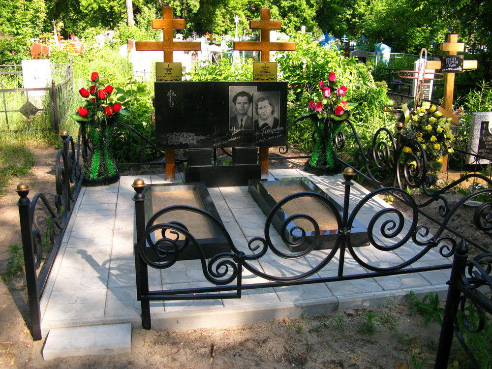 Облагораживание могилы на кладбище плиткой фото