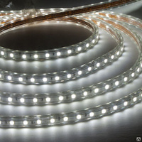 Лента 3528, 60LED 4,8вт 12в, белый, 5м, IP65