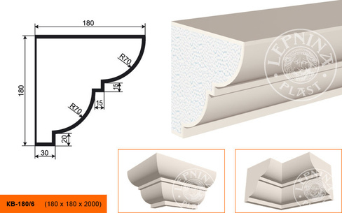 Карниз КВ - 180/6