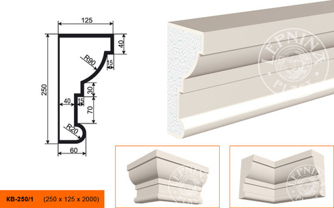 Карниз КВ - 250/1