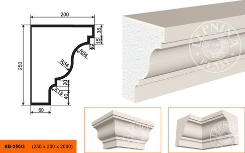 Карниз КВ - 250/3