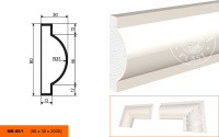 Молдинг МВ - 80/1