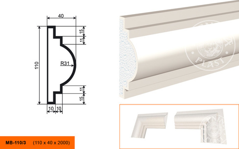 Молдинг МВ - 110/3
