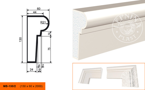 Молдинг МВ - 130/2