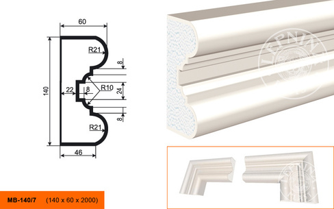 Молдинг МВ - 140/7