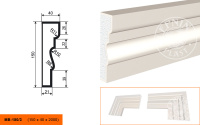 Молдинг МВ - 150/3