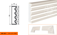 Молдинг МВ - 160/3